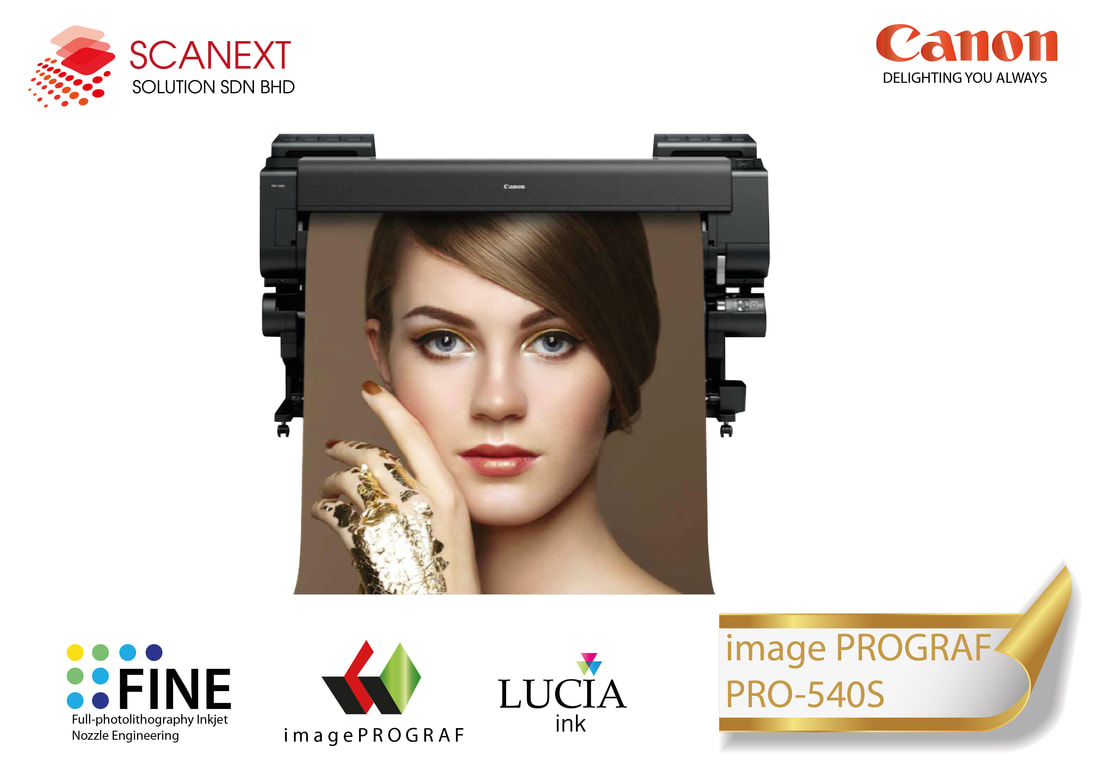 A1 A0 B0 Plotter 44 inch Printer Canon imagePROGRAF PRO-540S