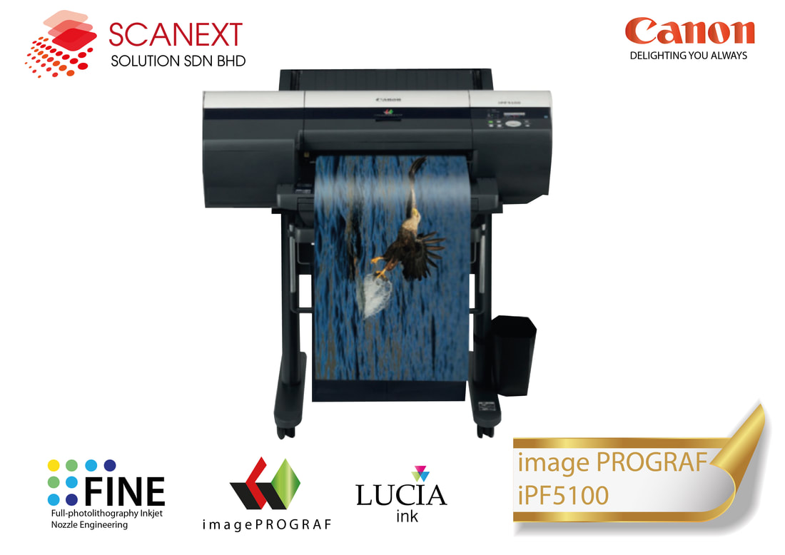 A2 Large Tray Photo Printer Canon imagePROGRAF iPF5100