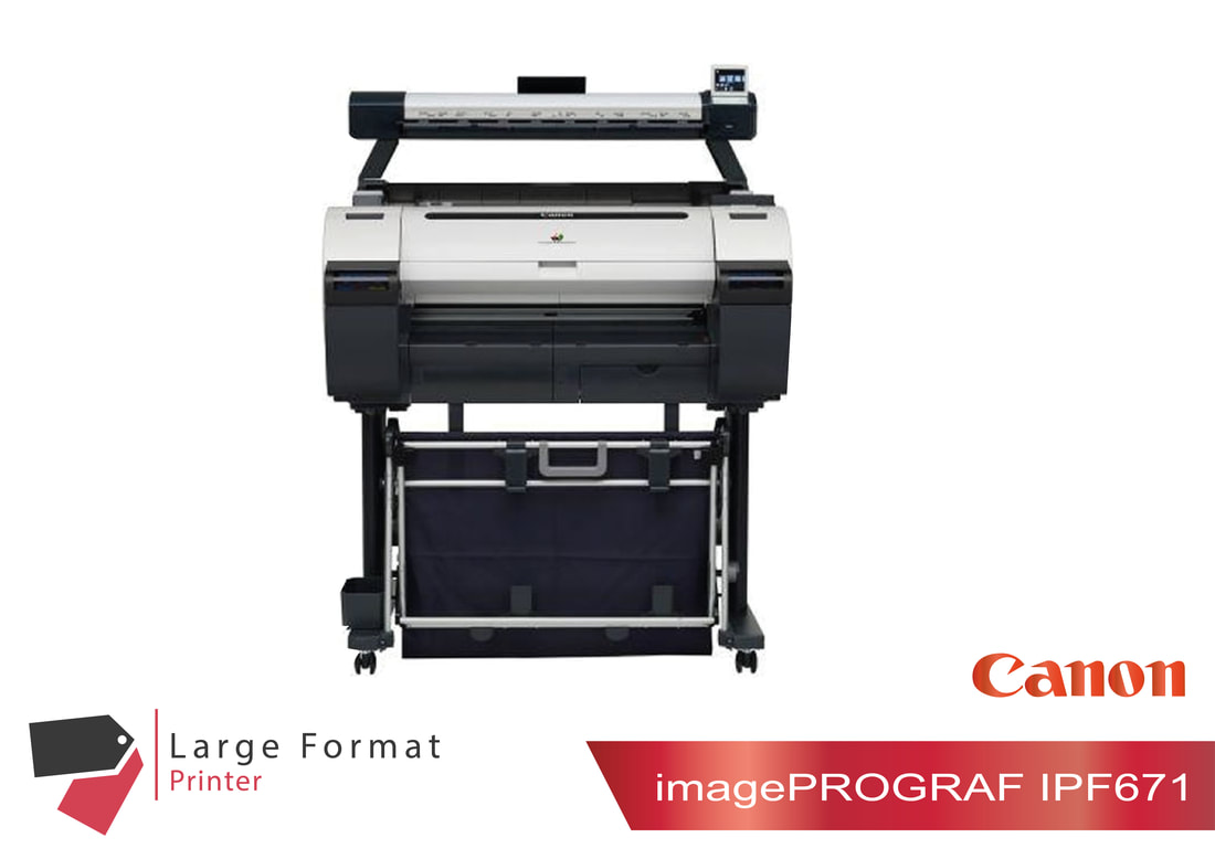 A1 Plotter With Scanner Photostat Canon imagePROGRAF iPF671