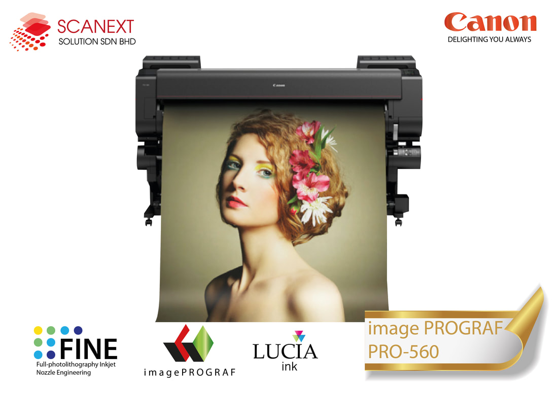 Large Photo Printer 60 inch Wide Plotter Canon imagePROGRAF PRO-560